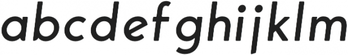 George Round Italic otf (400) Font LOWERCASE