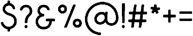 George Rounded Regular otf (400) Font OTHER CHARS