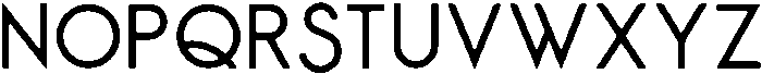 George Rounded Regular otf (400) Font UPPERCASE