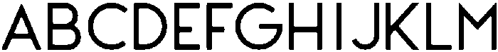 George Rounded Regular ttf (400) Font UPPERCASE