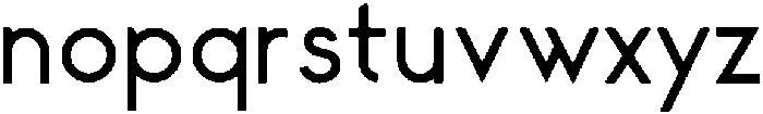 George Rounded Regular ttf (400) Font LOWERCASE