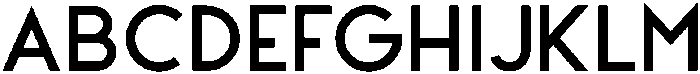 George Semibold ttf (600) Font UPPERCASE