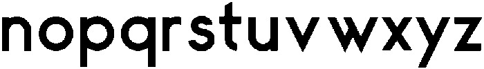 George Semibold ttf (600) Font LOWERCASE