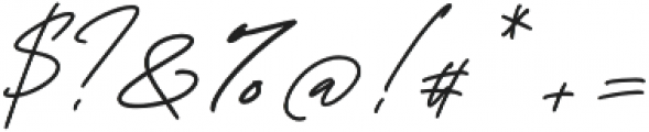 George Signature otf (400) Font OTHER CHARS