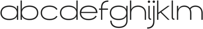 George Town ExtraLight otf (200) Font LOWERCASE