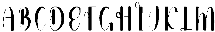 Georgeous Signature Regular otf (400) Font UPPERCASE