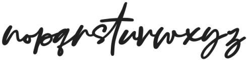 Georgi Town Sciprt Bold otf (700) Font LOWERCASE