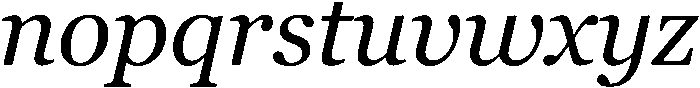 Georgia ttf (400) Font LOWERCASE