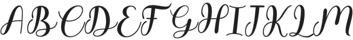GeorgiaScript-Italic otf (400) Font UPPERCASE