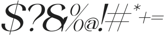 Georgiena Italic otf (400) Font OTHER CHARS