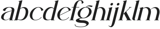 Georgiena Italic otf (400) Font LOWERCASE