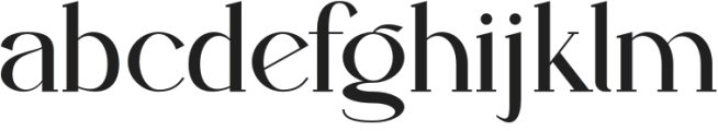 Georgiena otf (400) Font LOWERCASE