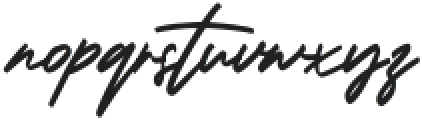 Georgiess Signature otf (400) Font LOWERCASE