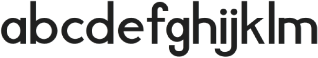 Geotrica Bold otf (700) Font LOWERCASE
