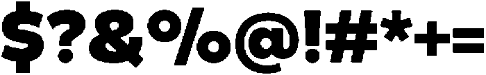 Geova Black ttf (900) Font OTHER CHARS