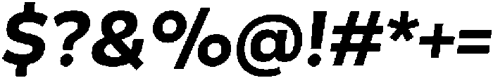 Geova Bold Oblique ttf (700) Font OTHER CHARS