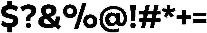 Geova Bold ttf (700) Font OTHER CHARS