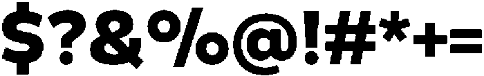 Geova Extra Bold ttf (700) Font OTHER CHARS