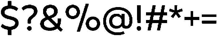 Geova Medium ttf (500) Font OTHER CHARS