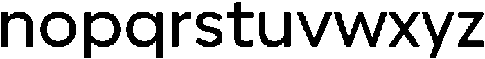 Geova Medium ttf (500) Font LOWERCASE