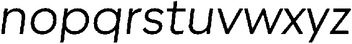 Geova Oblique ttf (400) Font LOWERCASE