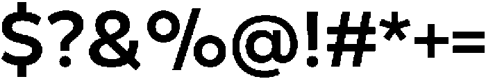 Geova Semi Bold ttf (600) Font OTHER CHARS