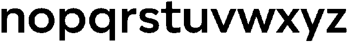 Geova Semi Bold ttf (600) Font LOWERCASE
