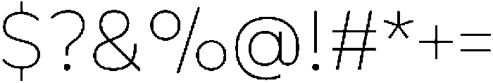 Geova Thin ttf (100) Font OTHER CHARS