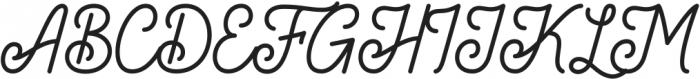 Geovano Script Regular otf (400) Font UPPERCASE