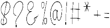 Geovany Regular otf (400) Font OTHER CHARS