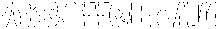 Geovany Regular otf (400) Font UPPERCASE