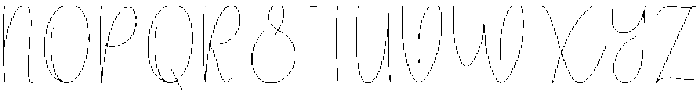 Geovany Regular otf (400) Font UPPERCASE
