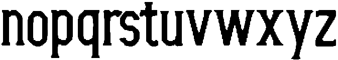 Gepo ttf (400) Font LOWERCASE