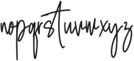 Geppista Signature Regular otf (400) Font LOWERCASE