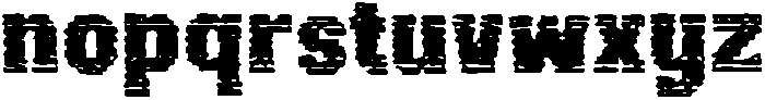 Geqeyu ttf (400) Font LOWERCASE