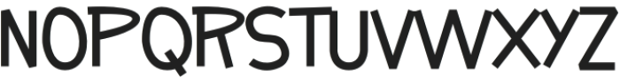 Gerabiko Regular otf (400) Font UPPERCASE