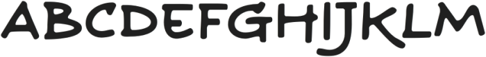 GeraldRegular otf (400) Font LOWERCASE