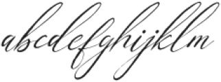 Geraldyn Brushko Italic otf (400) Font LOWERCASE