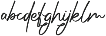 Geraldyne Signature otf (400) Font LOWERCASE