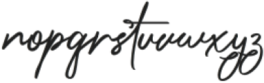 Geraldyne Signature otf (400) Font LOWERCASE