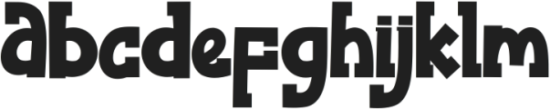 Geralize otf (400) Font LOWERCASE