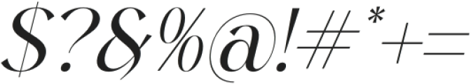 Gerant Italic otf (400) Font OTHER CHARS