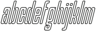 Gerebong Outline Italic otf (400) FONT