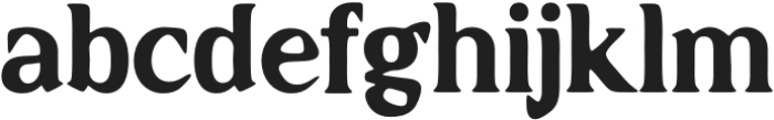 Gerfard Drawn otf (400) Font LOWERCASE