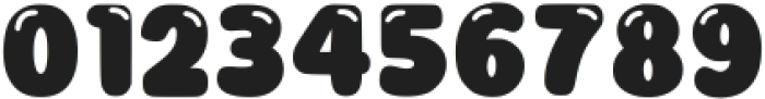 Gergous Bubble Regular otf (400) Font OTHER CHARS