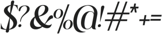 Gerhion Italic otf (400) Font OTHER CHARS