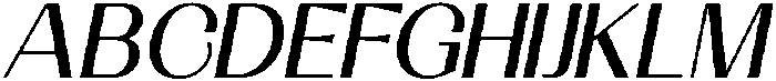 Gerino Didas Oblique otf (400) Font UPPERCASE