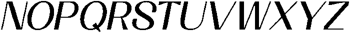 Gerino Didas Oblique otf (400) Font UPPERCASE