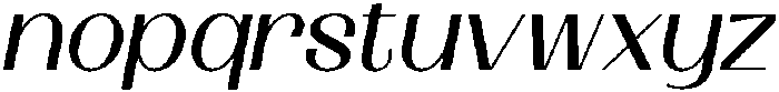 Gerino Didas Oblique otf (400) Font LOWERCASE