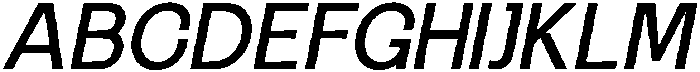 Gerino Oblique otf (400) Font UPPERCASE